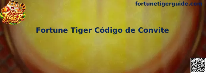 Fortune Tiger Código de Convite Ilustração Principal