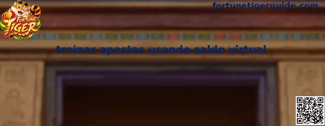 Treinar apostas usando saldo virtual